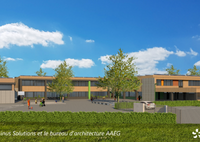 De school van Blocry in Ottignies-Louvain-la-Neuve zet binnenkort een belangrijke stap richting energieneutraliteit dankzij een ambitieus energieprestatiecontract met Luminus Solutions