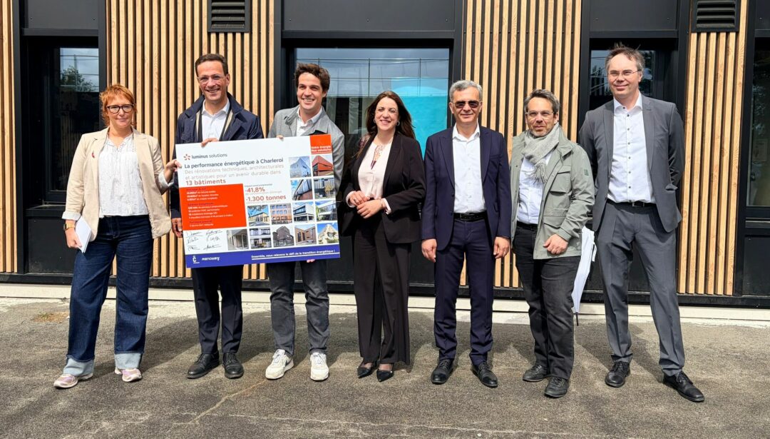 Luminus Solutions en de stad Charleroi huldigen renovatie van École de Ransart Bois in, binnen grootste energieprestatiecontract van België